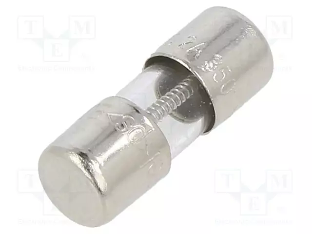 LIERIÖMÄINEN,LASISULAKE - 2A - 350VAC - 2JS - Sulakkeet 5x15mm - hitaat - 2JS-2-R - 1