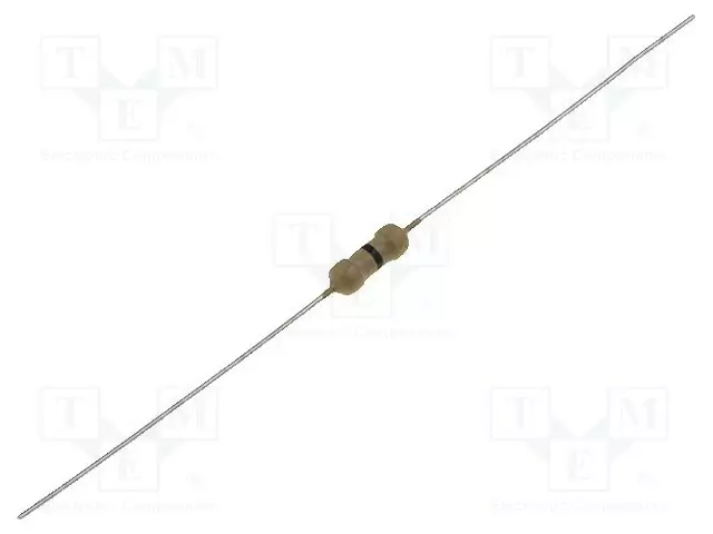 HIILIKALVOVASTUS - 0OHM - 0,25W - ±5% - 250V - Ø0,4X28MM - Ø2,3X6MM - L: 6MM - Vastukset - läpijuotettavat - THT - CF14W-0R - 1