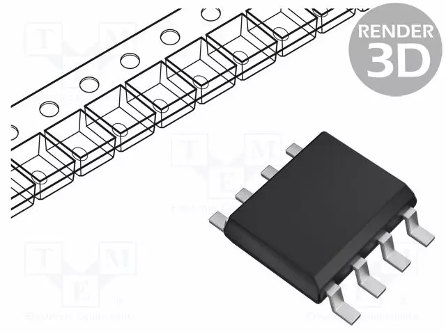 IC: RAJAPINTA - LÄHETIN-VASTAANOTIN - HALF DUPLEX,RS485 - 20000KBPS - Mikropiirit - RS232/422/485 liitäntä - THVD1428DR - 1