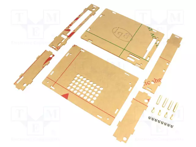 KOTELO: REITITINTÄ VARTEN - PLEXIGLASS PMMA - LÄPINÄKYVÄ - Arduino Raspberry kotelot - BPI-R1-BOX-TR - 1