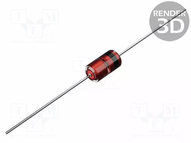 KYTKINDIODI - THT - 75V - 150MA - IFSM: 2A - DO35 - UFMAX: 1V - 4NS - Diodit - BAW76-TR - 1