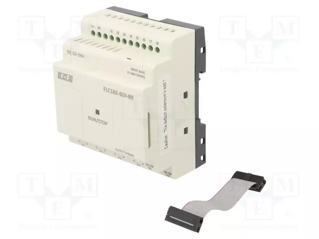 AUTOMATION MODULE: EXTENSION - IN: 8 - OUT: 8 - OUT 1: RELAY - 12÷24VDC - Ohjelmoitavat releet - FLC18E-8DI-8R - 1