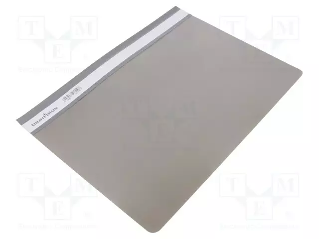 LÄPPÄKANSIO - A4 - HARMAA - PVC - Paperitarvikkeet - BIURFOL-S-PVCGR - 1