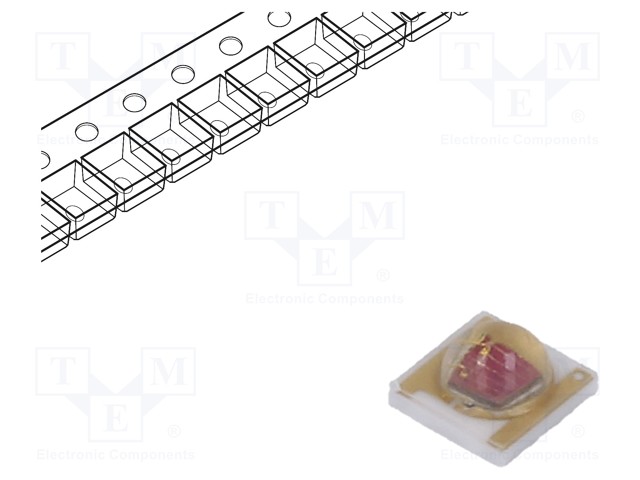 LED - 3535 - 120° - KUPERA - 1,8÷2,6VDC - 3,45X3,45X1,95MM - PMAX: 3W - ErikoisLEDit - RF-C35H1-IRD-FR - 1