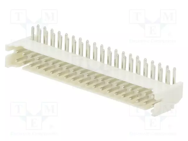 LIITIN: JOHTO-LEVY - PISTORASIA - UROS - PIN: 40 - 2A - 100V - KULMA - Signaaliliittimet rasteri 2,00mm - 2SHDC40TR - 1