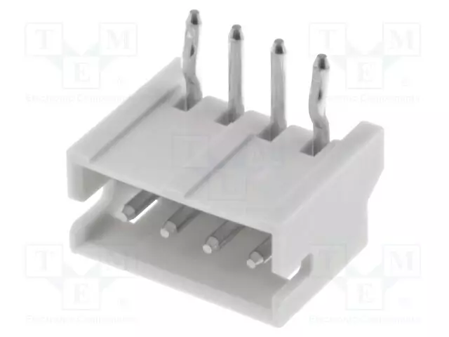 LIITIN: JOHTO-LEVY - PISTORASIA - UROS - PIN: 4 - ZH - 1A - 50V - VAAKASUORA - Signaaliliittimet rasteri 1,50mm - S4B-ZR - 1