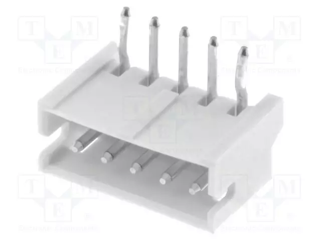 LIITIN: JOHTO-LEVY - PISTORASIA - UROS - PIN: 5 - ZH - 1A - 50V - VAAKASUORA - Signaaliliittimet rasteri 1,50mm - S5B-ZR - 1