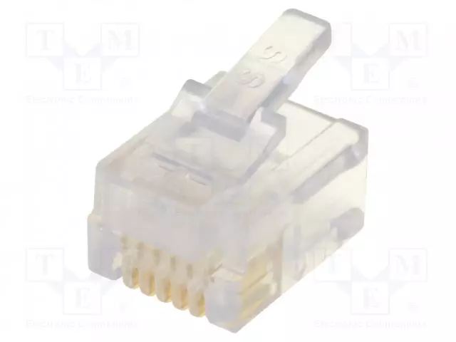 LIITIN: RJ12 - PISTOKE - PIN: 6 - 6P6C - JOHTOON - IDC,PURISTUS - RJ liittimet - 940-SP-3066R - 1