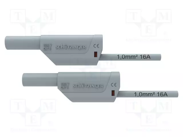 MITTAUSJOHTO - 16A - BANAANIPISTOKE 4MM,MOLEMMIN PUOLIN - PIT: 1,5M - Mittausjohdot - VSFK85011150-GR - 1