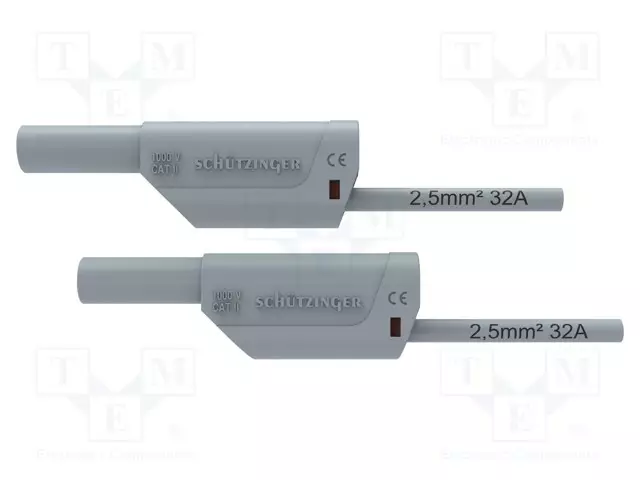 MITTAUSJOHTO - 16A - BANAANIPISTOKE 4MM,MOLEMMIN PUOLIN - PIT: 2M - Mittausjohdot - VSFK85001200-GR - 1