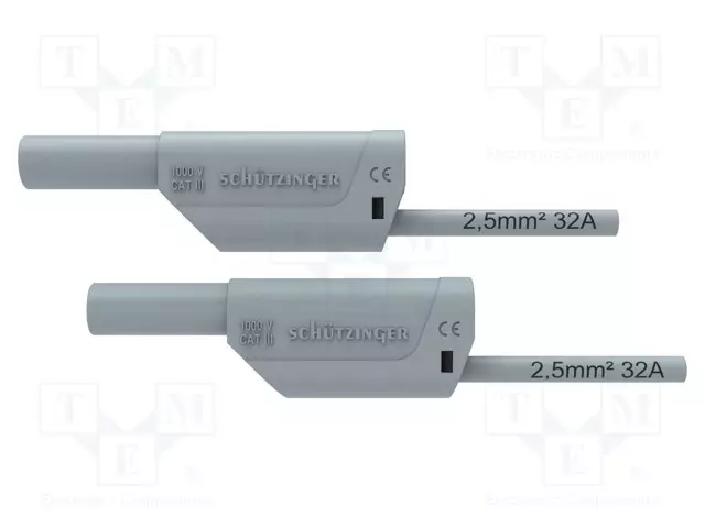 MITTAUSJOHTO - 16A - BANAANIPISTOKE 4MM,MOLEMMIN PUOLIN - PIT: 2M - Mittausjohdot - VSFK87001200-GR - 1