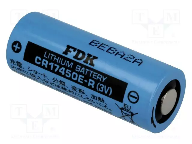 PARISTO: LITIUM - 4/5A,CR8L - 3V - 2400MAH - EI-UUDELLEENLADATTAVA - Alkaliparistot - BAT-CR17450E-R - 1