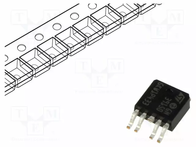 REGULAATTORI LDO,LINEAARINEN,SÄÄDELTY - 1,22÷5V - LDO säätämätt. jännitestabilisaattorit - LD39150PT-R - 1