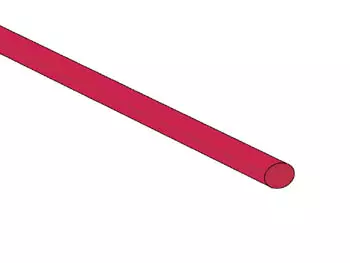 SHRINKABLE TUBE 2:1 - 3.2mm - RED - 1,2m - ( 50pcs) - Kutistemuovit - STB32R - 1