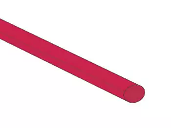 SHRINKABLE TUBE 2:1 - 4.8mm - RED - 1,2m - ( 50pcs) - Kutistemuovit - STB48R - 1
