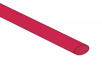 SHRINKABLE TUBE 2:1 - 6.4mm - RED - 1,2m - ( 50pcs) - Kutistemuovit - STB64R - 1