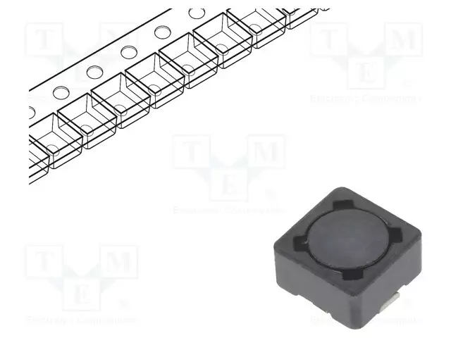 SMD KURISTIN 68,37UH - ITOIMINTA: 996MAOHM - ±20% - Kuristimet - DRA74-680-R - 1