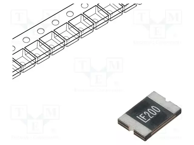 SULAKE: POLYMEERISULAKE PTC - 2A - SMD - 2920L - 2920 - PTC sulakkeet - 2920L200DR - 1