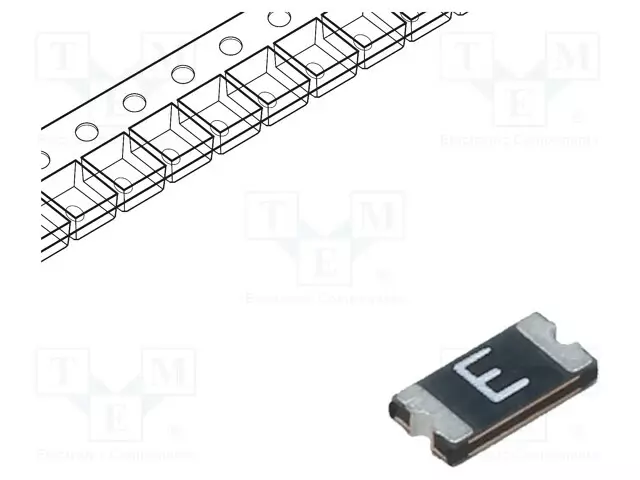 SULAKE: POLYMEERISULAKE PTC - 350MA - SMD - 1206L - 1206 - PTC sulakkeet - 1206L035YR - 1