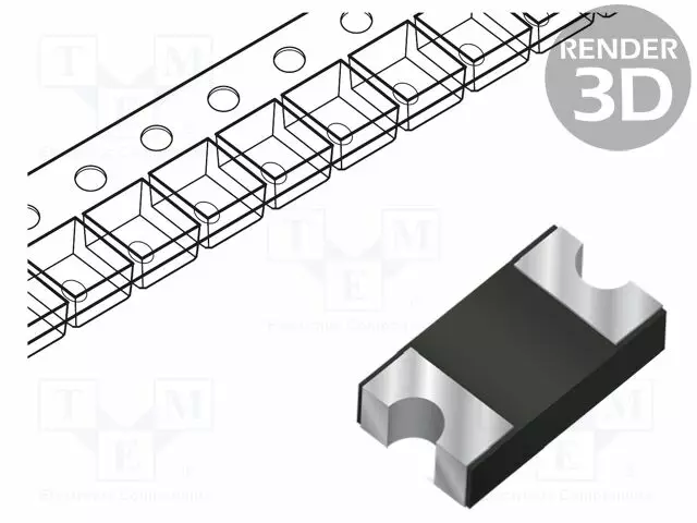 SULAKE: POLYMEERISULAKE PTC - 50MA - SMD - 1206L - 1206 - PTC sulakkeet - 1206L00560WR - 1