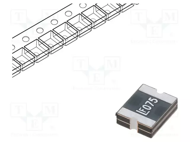 SULAKE: POLYMEERISULAKE PTC - 750MA - SMD - 2016L - 2016 - PTC sulakkeet - 2016L07560MR - 1