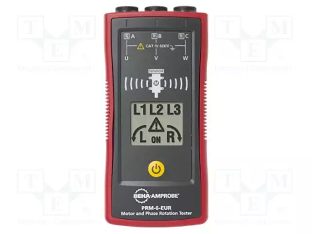 TESTERI: VAIHEJÄRJESTYS - LCD - IP40 - 170G - 16÷400HZ - 40÷700VAC - Sähköverkostojen testerit ja mittarit - PRM-6-EUR - 1