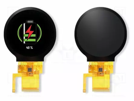 TFT NÄYTTÖ - 2,1" - 480X480 - VALAISTUS: LED - 53,28X53,28MM - RGB - TFT-näytöt - 4DLCD-21-CT-DRS - 1