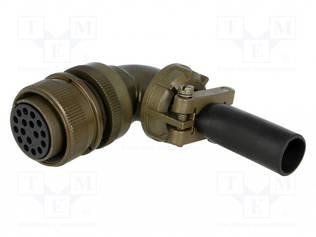 LIITIN: PYÖREÄT - PISTOKE - JOHTOON - PIN: 17 - NAARAS - JUOTETTAVA - C16-1 EcoMate liittimet - MS3108E20-29S - 1