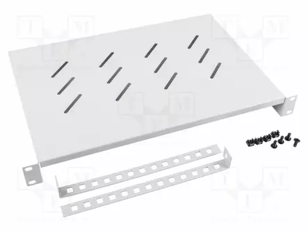 SHELF - 1U - GREY - STANDARD: 19" - RACK SHELF - Räkkikotelot 19' - AK-1004-S - 1