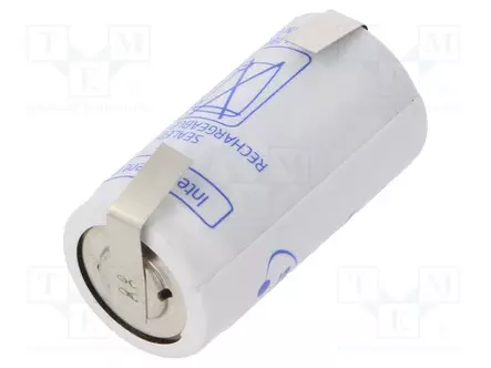 AKKU: NI-MH - SUBC - 1,2V - 2200MAH - JUOTOSLEVYT - Ø22X42,7MM - -20÷85°C - Akut - ACCU-VHTCS - 1