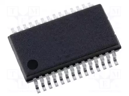IC: PIC-MIKRO-OHJAIN - 128KB - 2÷3,6VDC - SMD - SSOP28 - PIC24 - TUUBI - PIC 16-bit sarja - 24FJ128GL302-ESS - 1