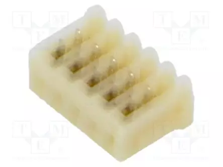 LIITIN: JOHTO-LEVY - PISTOKE - NAARAS - SR - 700MA - 50V - PIN: 5 - IDC - 1MM - Signaaliliittimet rasteri 1,00mm - 05SR-3S - 1