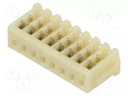 LIITIN: JOHTO-LEVY - PISTOKE - NAARAS - SR - 700MA - 50V - PIN: 8 - IDC - 1MM - Signaaliliittimet rasteri 1,00mm - 08SR-3S - 1