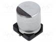 KONDENSAATTORI: HYBRIDI-H: 7,7MM - 33UF - 50VDC - 1,1A - SMD - ESR:OHM - SMD-hybridikondensaattorit - GYA1H330MCQ1GS - 2