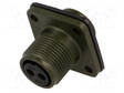 LIITIN: PYÖREÄT - PISTORASIA - KAULUS (4 AUKKOA),PANEELIASENNETTAVA - PIN: 2 - C16-1 EcoMate liittimet - DS3102A10SL-4S - 1
