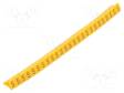 MERKIT - MERKINTÄ: S - 3÷6,5MM - H: 9MM - A: 7MM - -30÷100°C - L: 5MM - 250KPL - Kaapeleiden merkintä - MZ-2S - 2