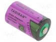 PARISTO: LITIUM- (LTC) - 1/2AA - 3,6V - 1200MAH - Ø14,7X25,2MM - Alkaliparistot - SL-350S - 1