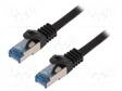 PATCH KAAPELI - S/FTP - CAT 6A - RJ45-PISTOKE,MOLEMMIN PUOLIN - LANKA - RJ45 Ethernet kaapelit - CQ4103S - 1