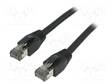 PATCH KAAPELI - S/FTP - CAT 8.1 - RJ45-PISTOKE,MOLEMMIN PUOLIN - LANKA - RJ45 Ethernet kaapelit - CQ8043S - 1