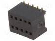 LIITIN: PIN - N LIITINAARAS - PIN: 10 - SMT - SUORA - 1,27MM - 2X5 - Piikkirimaliittimet - DS1065-10-2X5S8BS - 1