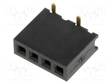 PIIKKIRIMALIITIN - N LIITINAARAS - PIN: 4 - SMT - SUORA - 1A - 1,27MM - 1X4 - Piikkirimaliittimet - DS1065-02-1X4S8BS - 1