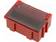 SÄILIÖ: LAATIKKO - KANNEN KANSSA - ESD - PUNAINEN,LÄPINÄKYVÄ - ESD rasiat, laatikot - SMDBOXN211661LS - 1