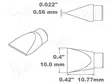 KÄRKI - RUUVIMEISSELI - 10MM - 468°C - JUOTINASEMAA VARTEN - Juotinkärjet - HCV-8CH0100S - 2