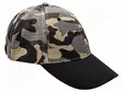 BASEBALL CAP - ADJUSTABLE - KHAKI,CAMO - COTTON - SIZE: 57-60 - 180G/M2 - Pää- ja kasvosuojat - LAHTI-L101080S - 1