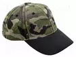 BASEBALL CAP - ADJUSTABLE - CAMO VIHREÄ AND MUSTA - COTTON - 180G/M2 - Pää- ja kasvosuojat - LAHTI-L101090S - 1