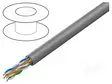 JOHTO - U/UTP - 4X2X23AWG - YKSISÄIKEINEN - CCA - PVC - HARMAA CPR: FCA - ATK-kaapelit - LCU6-10CC-0100-S - 1