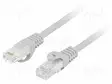 PATCH KAAPELI - U/UTP - CAT: 6 - RJ45-PISTOKE,MOLEMMIN PUOLIN - LANKA - CU - RJ45 Ethernet kaapelit - PCU6-10CU-2000-S - 1