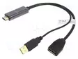 ADAPTERI - DISPLAYPORT-PISTORASIA,HDMI-PISTOKE,USB A PISTOKE - HDMI, DVI, DisplayPort johdot - AK-330101-002-S - 1