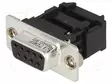 D-SUB LIITIN - PIN: 9 - N LIITINAARAS - - KULMA - IDC - D liittimet - L17DEFRBA09S - 1
