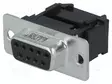 D-SUB LIITIN - PIN: 9 - PISTOKE - NAARAS - - KULMA - IDC - D liittimet - L17DEFRA09S - 1
